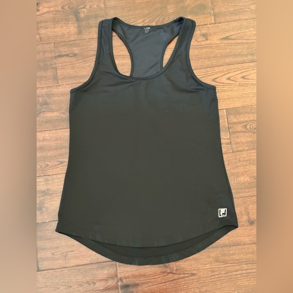 FILA workout tank top in black
